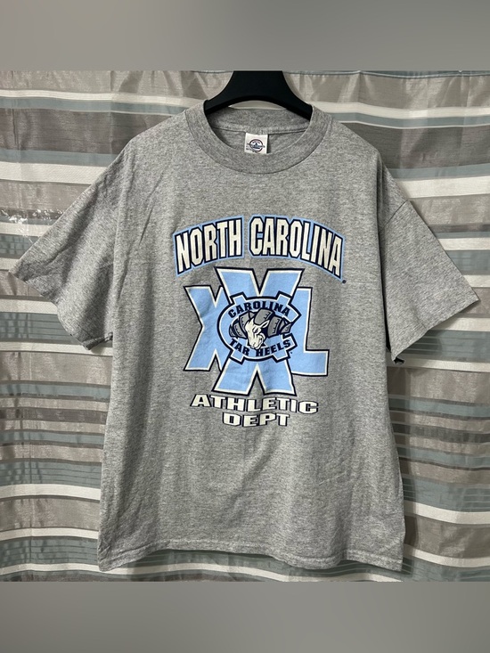 Delta Other - Vintage North Carolina Tar Heels Ram Logo Gray T-Shirt